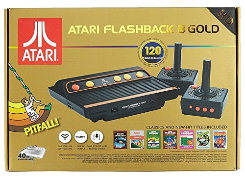 Atari flashback 8 gold deluxe hd console with 120 games Discount Atari Flashback 8 Gold Classic Game Console With Built In 120 Games Games Label